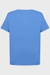 Жіноча блакитна футболка REG TONAL GRAPHIC Gant S 4200502 - изображение 5
