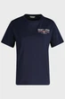 Жіноча темно-синя футболка REG GRAPHIC SS T-SHIRT Gant XS 4201554 - изображение 1