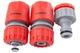 Пистолет распылитель для полива Intertool GE-0002 8 функций x 1 адаптер x 2 коннектора - изображение 4
