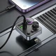 FM-трансмиттер Hoco E86 Alegria 48Вт 12-24В 3 порта USB черный - изображение 3