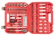 Набор ручного инструмента автомобильного Intertool ET-9108 1/4" x 1/2" (в наборе 110 предметов) RED - изображение 2