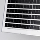 LED прожектор вуличний на сонячній батареї з датчиком руху для двору саду 100 Вт 120 LED IP67 з пультом ДК для гаража ганку альтанки автономне освітлення Чорний - зображення 11