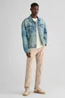 Чоловічі бежеві джинси COT/LINEN SLIM Gant 34-32 1000305 - зображення 4