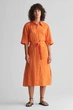 Жіноча помаранчева лляна сукня REL LINEN SS SHIRT DRESS Gant 36 4503319 - изображение 1