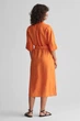 Жіноча помаранчева лляна сукня REL LINEN SS SHIRT DRESS Gant 36 4503319 - изображение 2