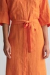 Жіноча помаранчева лляна сукня REL LINEN SS SHIRT DRESS Gant 36 4503319 - изображение 6