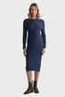 Жіноча темно-синя сукня MINI CABLE KNIT DRESS Gant M 4502079 - изображение 1