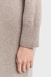Жіноча бежева вовняна сукня HERRINGBONE DETAIL ROLLNECK DRESS Gant S 4502078 - изображение 6