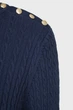 Жіноча темно-синя сукня MINI CABLE KNIT DRESS Gant M 4502079 - изображение 6
