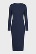 Жіноча темно-синя сукня MINI CABLE KNIT DRESS Gant M 4502079 - изображение 8