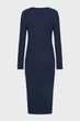 Жіноча темно-синя сукня MINI CABLE KNIT DRESS Gant M 4502079 - изображение 9
