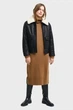 Жіноча коричнева вовняна сукня HERRINGBONE DETAIL ROLLNECK DRESS Gant XS 4502078 - изображение 4