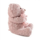 Игрушка-подушка Медведь с малышом и пледом 110х140 см розовый 509-33P - изображение 4