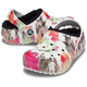 Детские зимние кроксы Crocs Classic Kids Lined Tie Dye Clog 24 р 13.2-14.0 см 206991-C7 Black/Multi - изображение 3