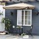 Parasol ogrodowy ModernHome by Multistore MultiGarden SL-UM019 BEIGE - obraz 6