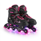 Детские раздвижные ролики SP-Sport Skates 0014 размер 35-38 Black-Pink - изображение 1