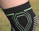 Наколінники PowerPlay 4099 Knee Support Чорно/Зелені L/XL (пара) - изображение 7