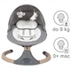 Шезлонг-качели 2в1 Kidwell LUXI Dark Melange/Wooden - изображение 4