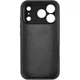 Чохол Silicone Premium case з захистом камери для iPhone 17 Pro Full Camera Protective black 6818 - изображение 3
