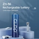 Аккумуляторная батарейка AAA CLDP Ni-Zn 1.6V 900mWh 4 шт - изображение 3