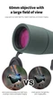 Підзорна труба Loerston 25-75x60 ED | потужний зум монокуляр BAK4 | професійний телескоп для полювання, спостереження, туризму - зображення 4