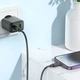 Мережевий зарядний пристрій HOCO CS23A Sunlight PD30W+QC3.0 + Type-C to Lightning (Black) (181572) - зображення 4
