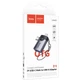 Перехідник HOCO UA46D OTG 2in1 Lightning male/Type-C male to USB female (Metal gray) (250903) - зображення 2