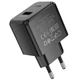 Сетевое зарядное устройство HOCO CS17A Wish QC3.0 22.5W (1USB-A) (Black) (250919) - изображение 3