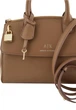 Сумка жіноча Armani Exchange Jane крос-боді через плече коричнева з ручками - зображення 3