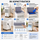 Портативный кондиционер MFG-201 с пультом, до 35 м², мобильный охладитель воздуха + 4 аккумулятора - изображение 2