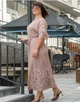 Сукня жіноча Alenka Plus (12284) Кавовий ажур 52 - изображение 6