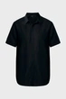 Чоловіча чорна лляна сорочка BRANDON Basic linen shirt short sleeve Mexx XL MF007200251M - изображение 5