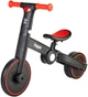 Самокат-беговел Hape детский с педалями, складной, красно-черный, E8468 - изображение 1