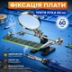 Зажим для пайки “третья рука” с лупой 60 мм, держатель плат с крокодилами, увеличение x2.5, модель (1083) - изображение 9