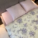 Постельное белье двухспальное евро розовое с молочным Цветы Полисатин Ananasko 12530 - изображение 3