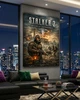 Картина Сталкер з протигазом зброєю та аномалією - Stalker 2 - 80х120 см - изображение 4