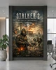 Картина Сталкер з протигазом зброєю та аномалією - Stalker 2 - 80х120 см - изображение 6