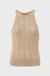 Жіночий бежевий топ Sleeveless knit top Mexx M MF006605151W - зображення 5