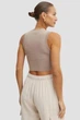 Майка-топ трикотажний Guess XS тауп W4GZ34Z3F40 434340 - зображення 4