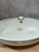 Керамическая овальная форма для запекания с стеклянной крышкой и подставкой, сервировочное блюдо для горячих блюд 3л. (3372) - изображение 3