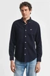 Чоловіча темно-синя вельветова сорочка REG CORDUROY SHIRT Gant M 3250351 - изображение 4