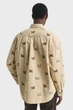 Чоловіча бежева сорочка з візерунком EMBROIDERED Gant XL 3250222 - изображение 2