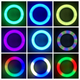 Кільцева лампа 36 см з 1 кріпленням для телефону від USB RGB MJ36 (см11907) - зображення 2