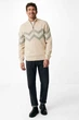Чоловіча бежева кофта Mexx M MF006606943M - изображение 2