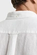 Чоловіча біла лляна сорочка REG LINEN SHIRT Gant XL 3250076 - изображение 4