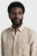 Чоловіча бежева лляна сорочка REG GMNT DYED LINEN SHIRT Gant XL 3240120 - изображение 4
