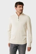 Чоловіча бежева кофта MATEO Premium knit sweater half zip Mexx XL MF006601451M - изображение 1