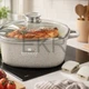 Каструля Edenberg EB-3957 3.7 л квадратна з кришкою та мармуровим покриттям - изображение 2