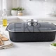 Гусятниця Edenberg EB-4612 8.5 л з кришкою та мармуровим покриттям - зображення 2