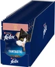Упаковка влажного корма для котов Purina Felix Fantastic с лососем в желе 26 шт по 85 г (7613039832929) - изображение 1